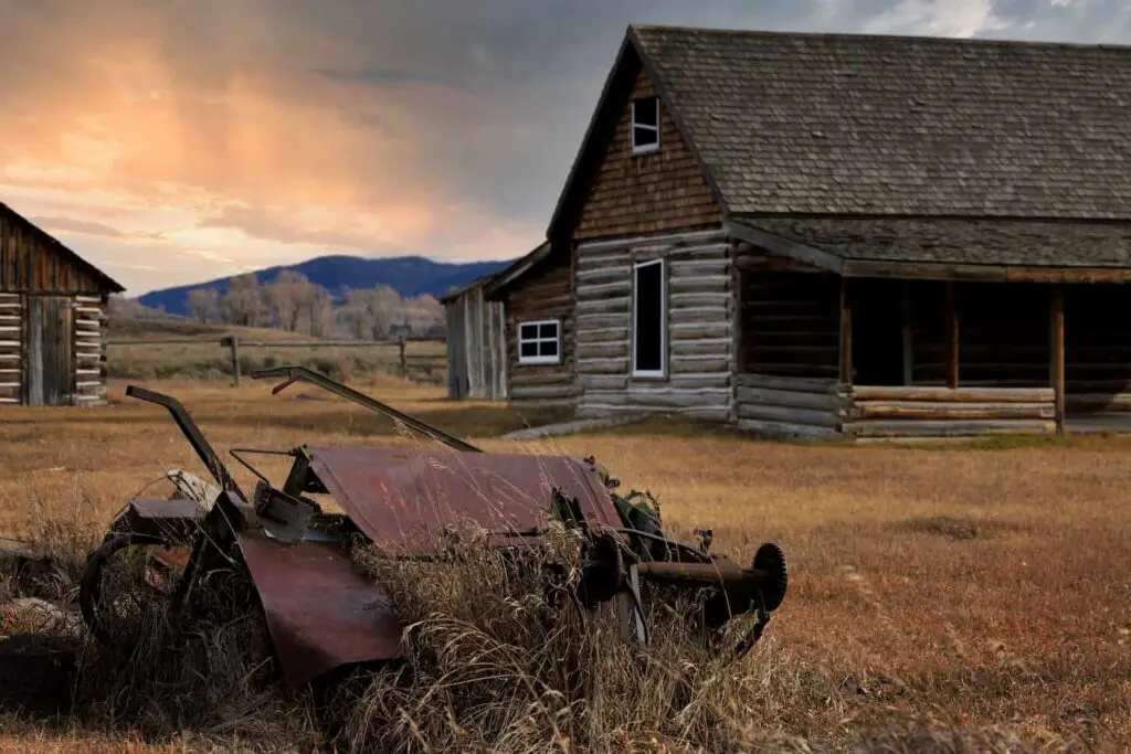 An image of a Homestead in Grand Teton National Park.