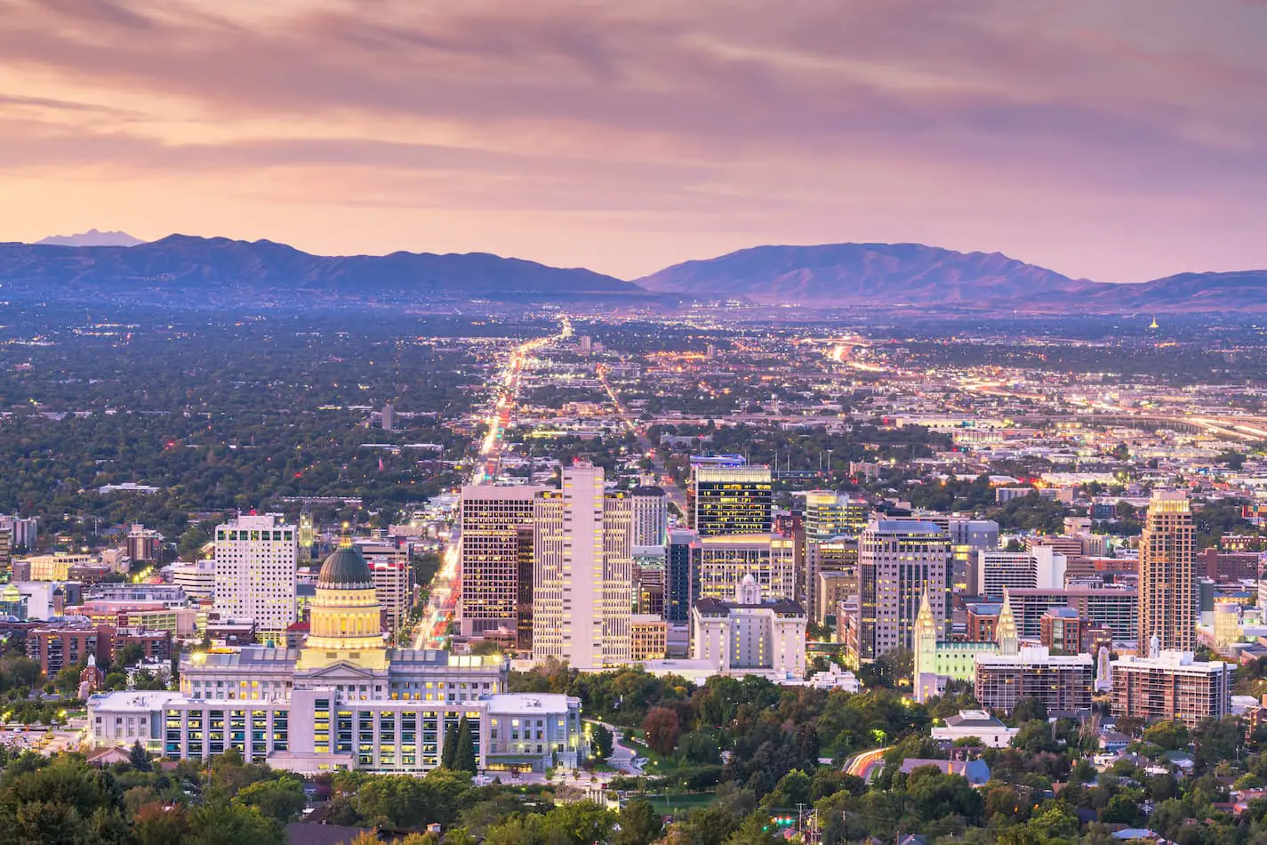 An image of downtown Salt Lake City.