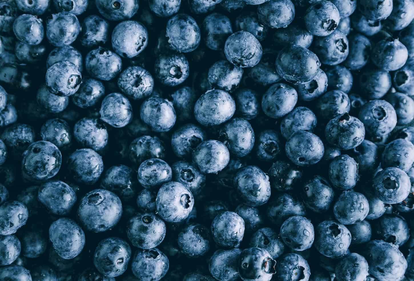 An image of fresh huckleberries in full frame food background.